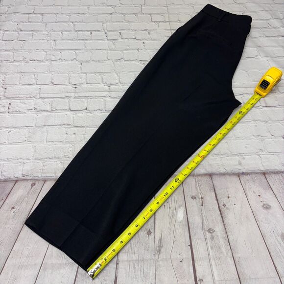 MM. LaFleur Women Pleated Dress Pants Trouser Size 8 Black C031 -28 - Picture 6 of 16